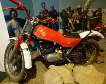 Montesa COTA 172, Trailsportmaschine aus Spanien, Baujahr 1977, 1-Zyl.2-Taktmotor mit 158ccm und 9PS, NSU-Museum, Sept.2014