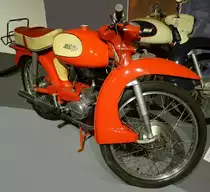 NSU Quickly TTK, 1-Zyl.2-Taktmotor mit 49ccm und 1,7PS, Vmax.40Km/h, Bauzeit von 1960-61, NSU-Museum, Sept.2014