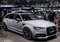 ABT Audi A6 Avant, gesehen auf dem Autosalon Genf 2016.