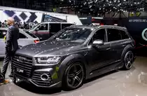 ABT Audi Q7, gesehen auf dem Autosalon Genf 2016.