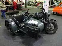 BMW R 75 mit Seitenwagen beim Autojumble 2016 in Luxembourg