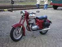 Jawa am 06.10.2007 im Bahnhof Bertsdorf