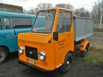 Multicar 22 - eine sehr schöne Restauration - am 19.03.2016 im Eisenbahnmuseum Leipzig-Plagwitz.