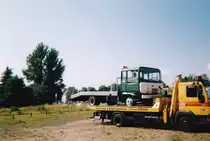 Robur Prototyp am 03.07.2005 auf dem Martin-Wehnert-Platz in Zittau. Gescanntes Foto
