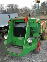 Diesel-Ameise DK3 am 19.03.2016 im Eisenbahnmuseum Leipzig-Plagwitz.