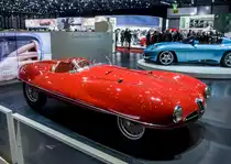 Alfa-Romeo Disco Volante Cabriolet (hier das Modell von 1952) von Carrozzeria Touring Superleggera, ausgestellt auf dem Autosalon Genf 2016