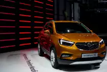 Der Opel Mokka hat mit dem Facelift auch einen X hiter dem Namen bekommen. Autosalon Genf 2016.
