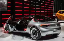 Opel GT Studie (Rückansicht), gesehen auf dem Autosalon Genf 2016.