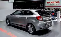 Suzuki Baleno Rückansicht. Foto: Autosalon Genf 2016.