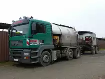 MAN TGA 26.430 am 02.11.2014 in einem Gewerbegebiet von Trier