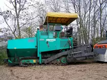 Vögele Super 1600 aufgenommen am 05.11.2006