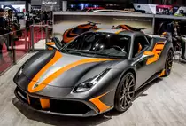 Getunerter Nimrod Performance Ferrari 458 Italia mit seidiger Lackierung. Autosalon Genf 2016