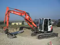 Kubota KX 080-3 am 03.10.2011 bei Sirzenich