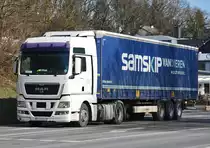 MAN TGX 18.440 Sattelzug bei Kommern - 09.03.2016