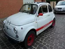 FIAT-Abarth595, war in Santamaria-Degli-Angeli anzutreffen; 151025