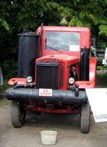 Hanomag Schlepper mit Holzvergaser, Markkleeberg 30.06.07