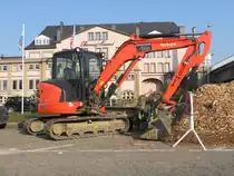 Kubota KX 057-4 am 07.04.2013 in Grevenmacher (Lux.)