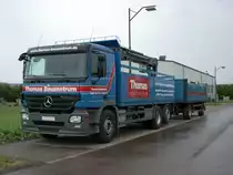 Mercedes-Benz Actros 2544 am 10.08.2008 in der Nähe von Trier-Föhren