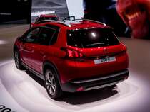 Peugeot 2008 (Rückansicht). Foto: Autosalon Genf 2016.