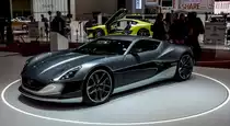 Rimac Concept S, gesehen auf dem Autosalon Genf 2016.