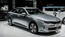Kia Optima, ausgestellt auf dem Autosalon Genf 2016