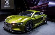 DS E-Tense Sportcar, ausgestellt auf dem Autosalon Genf 2016.