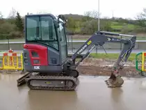 Volvo EC 20C am 22.12.2013 in der Nähe von Mertert (Lux.)