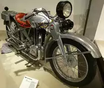 Opel-Motoclub, Baujahr 1929, 1-Zyl.4-Taktmotor mit 496ccm, NSU-Museum, Sept.2014 
