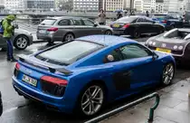 Audi R8 die zweite Generation (Rückansicht), fotografiert am 05.03.2016.