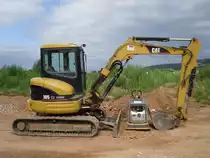 Caterpillar 305 CR aufgenommen am 18.07.2009