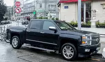 Chevrolet Silverado aus Bulgarien in Genf. Foto: 05.03.2016