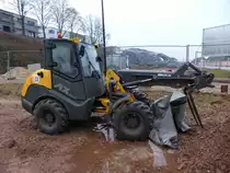 Mecalac AX 850 am 24.01.2016 in Trier