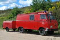 Ein Faun F 24 DL, Baujahr 1965 in Lutzhorn 2010.