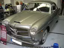 Fiat 1100 TV Coupe mit Pininfarina Karosserie aus dem Jahr 1954. Auf Basis des  Nuova Millecento  baute die Carozzeria Pininfarina dieses schicke Coupe in 126 Einheiten. Der 4-Zylinderreihenmotor mit 1089 cm³ Hubraum leistet 36 PS. Techno Classica Essen am 09.04.2016.
