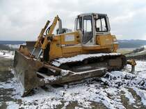 Liebherr PR 732 Litronic in der Nähe von Junglinster (Lux.), 06.03.2010