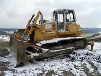 Liebherr PR 732 Litronic in der Nähe von Junglinster (Lux.), 06.03.2010