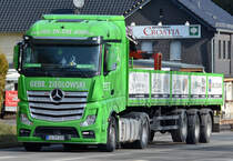 MB Actros  Gebr. Zieglowski  bei Kommern - 09.03.2016