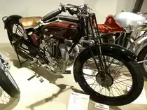 Sch�tthoff AG Motorradbau Chemnitz/Sachsen, Baujahr 1926, 1-Zyl.4-Taktmotor mit 348ccm und 2,75PS, NSU-Museum, Sept.2014