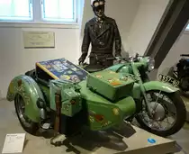 Z�ndapp KS601, Baujahr 1953, 2-Zyl.4-Takt-Boxermotor mit 597ccm und 28PS, Vmax.130Km/h, NSU-Museum, Sept.2014