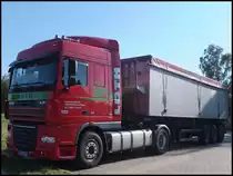 DAF XF Sattelzug-Kipper in Sassnitz am 10.07.2014