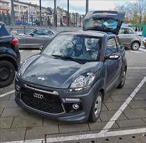 . Ligier JS 50 aufgenommen auf einem Parkplatz am 16.04.2016.