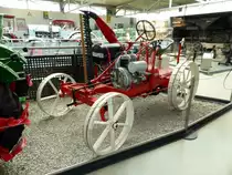 Kramer Grasmäher, ausgestellt im Deutschen Traktorenmuseum Paderborn im April 2016