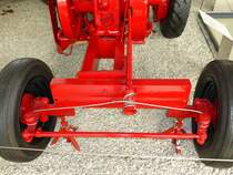 Seillenkung des Hagedornschleppers, gesehen im Traktorenmuseum Paderborn im April 2016