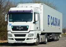 MAN TGX 18.440 aus der Türkei im Industriegebiet Silberberg bei Euskirchen - 17.03.2016