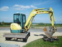 Yanmar Vio 45 am 03.05.2008 in der Nähe von Hohensonne