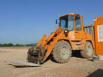 Zeppelin ZL 80 am 18.05.2014 auf einer Baustelle bei Trier-Föhren