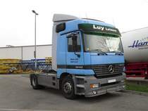 Mercedes-Benz Actros 1840 am 02.04.2010 in der Nähe von Trier-Ehrang