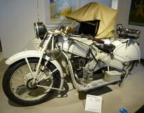 Mars MA 1000 Sport, Baujahr 1928, 2-Zyl.Boxermotor von Maybach, 948ccm und 7,5PS, NSU-Museum, Sept.2014