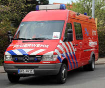 Ein Gerätewagen Taucherfahrzeug Wasserrettung GW - Taucher der Freiwillige Feuerwehr Zeulenroda. Foto 01.05.2015