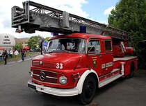 Mercedes 1113 Drehleiter der Freiwillige Feuerwehr Ronneburg. 30.05.15